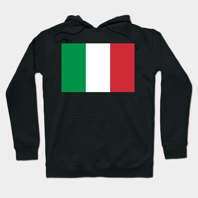 Italian flag trasparent bg Hoodie by NYWA-ART-PROJECT